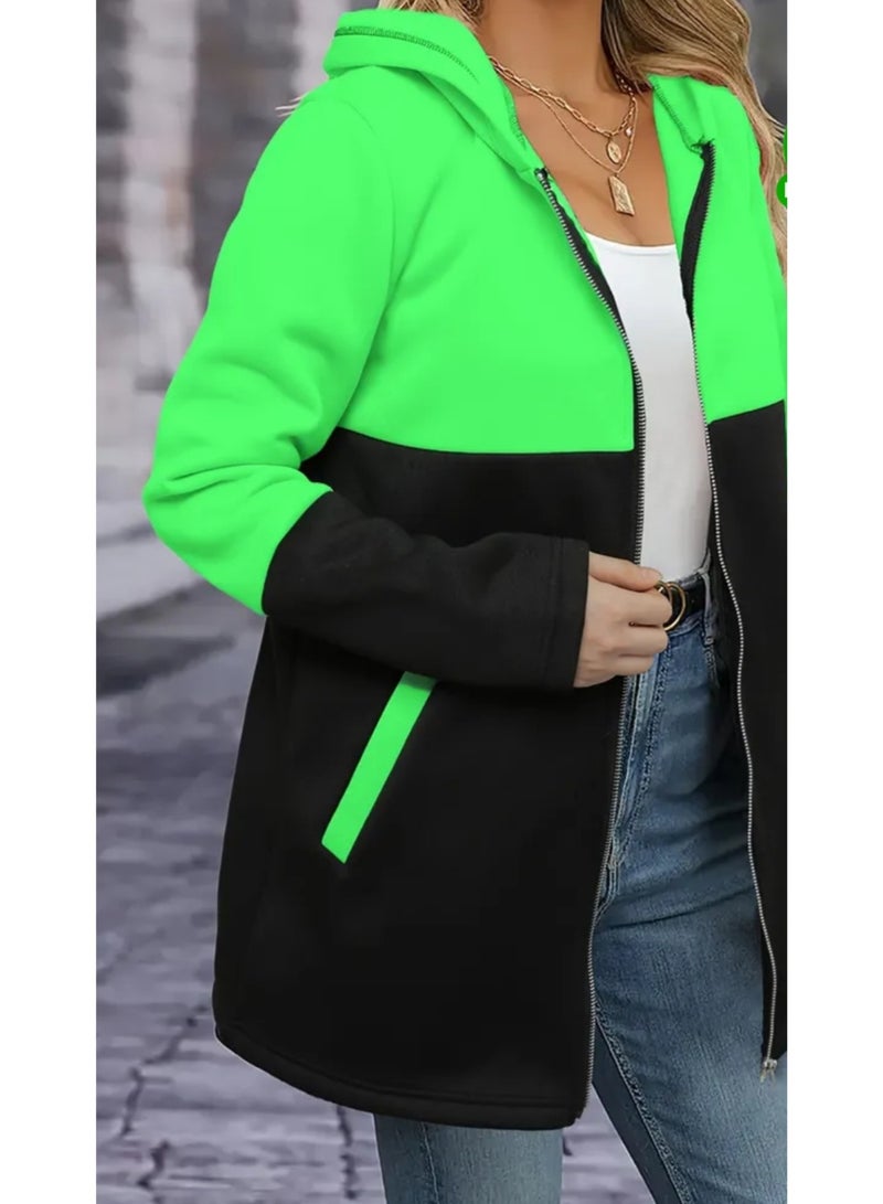 Over-sized Hoodie Jacket For Women - Image 1